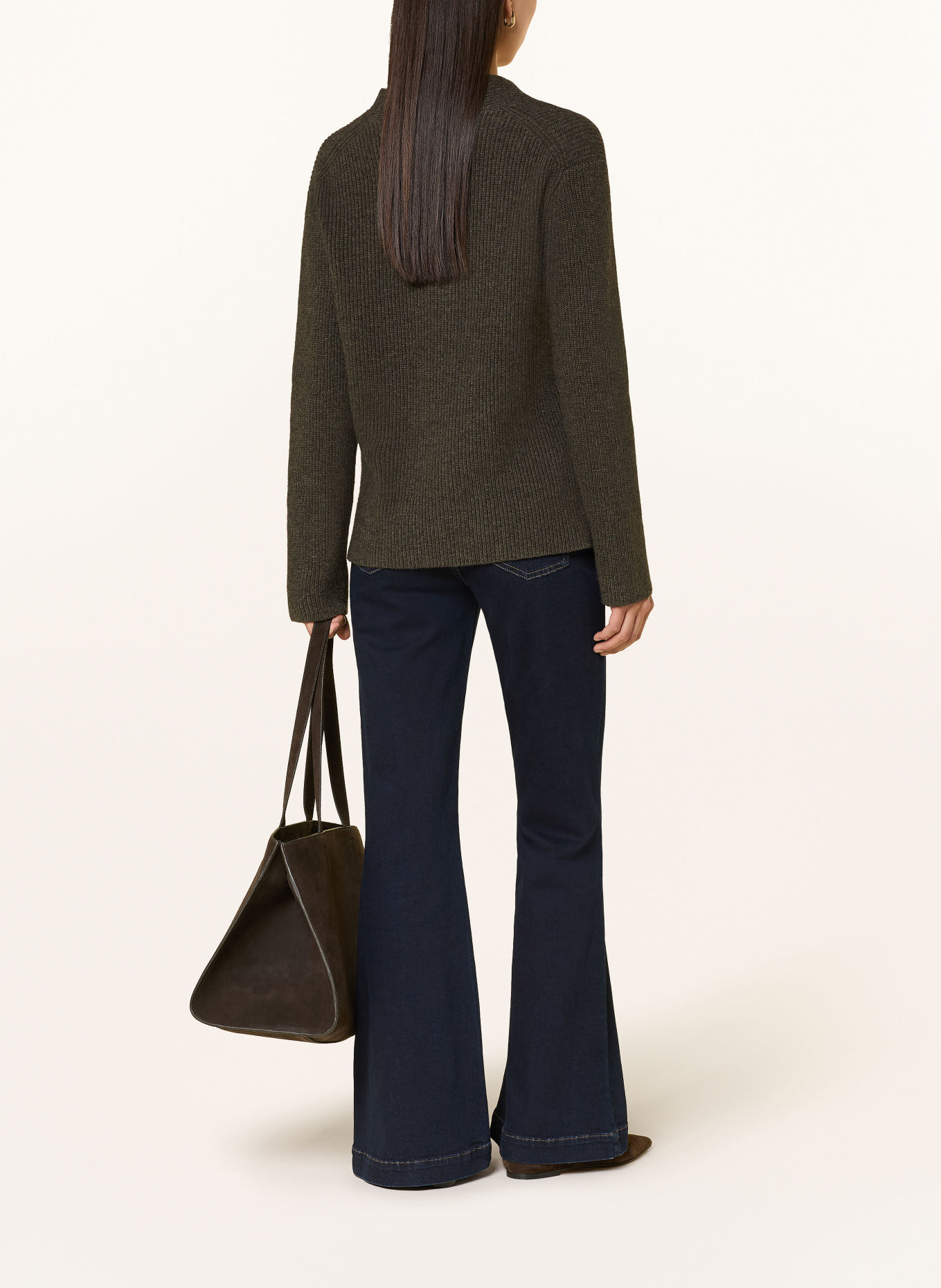 CINQUE Sweter CIJULO: KHAKI