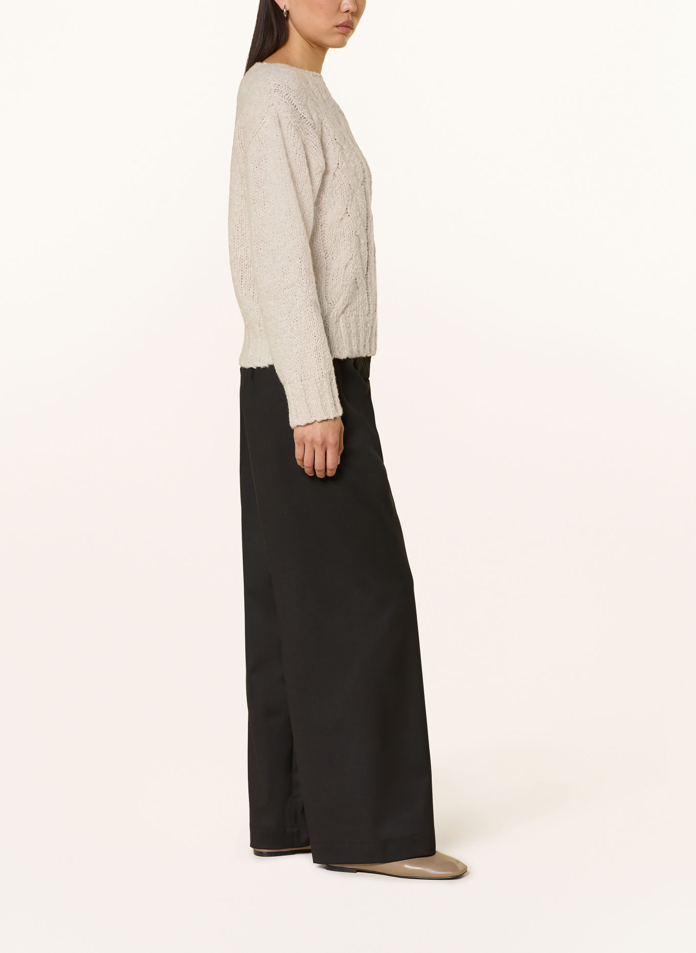 CINQUE Marlenehose CISICILIA: SCHWARZ