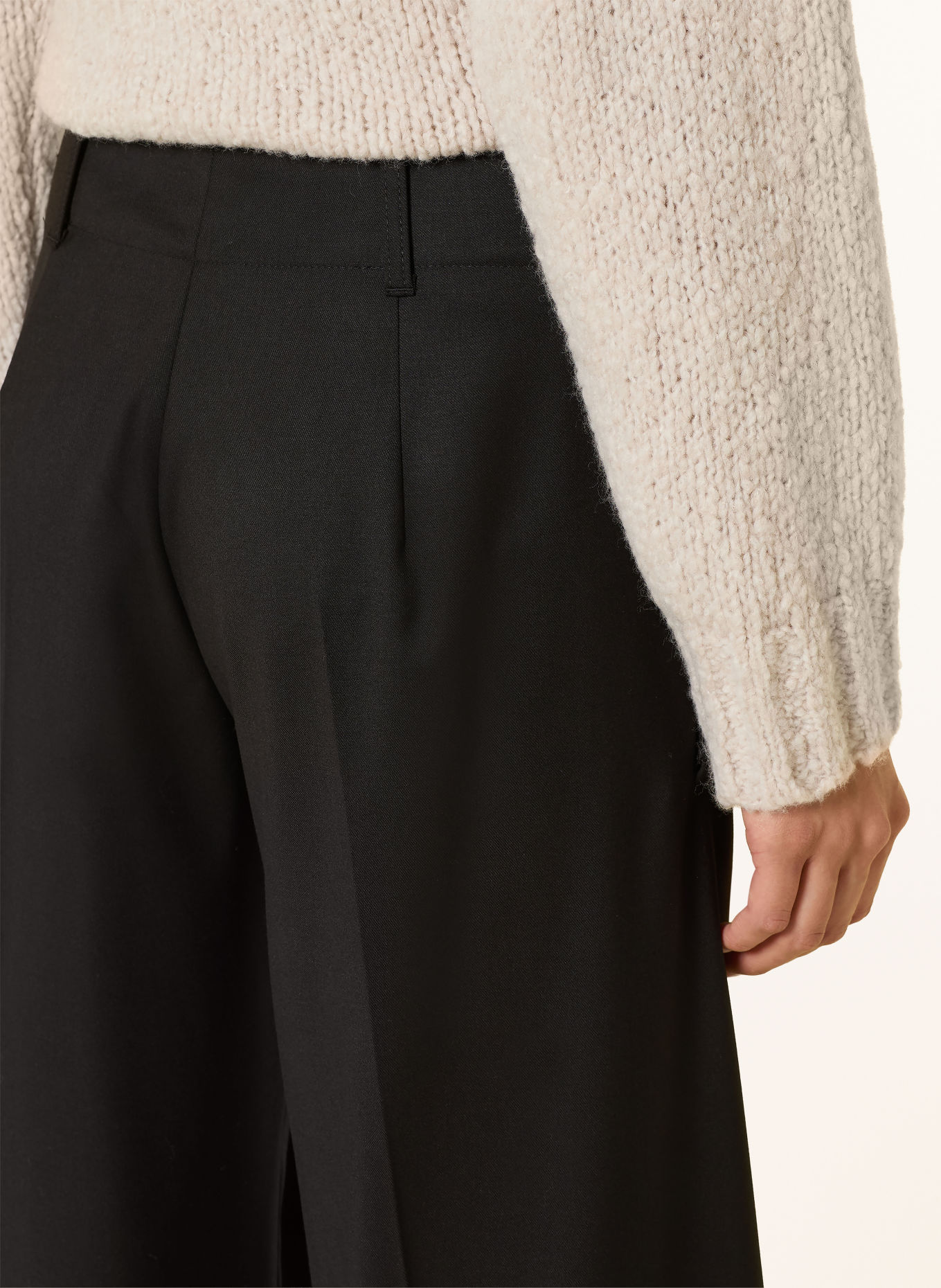 CINQUE Marlenehose CISICILIA: SCHWARZ
