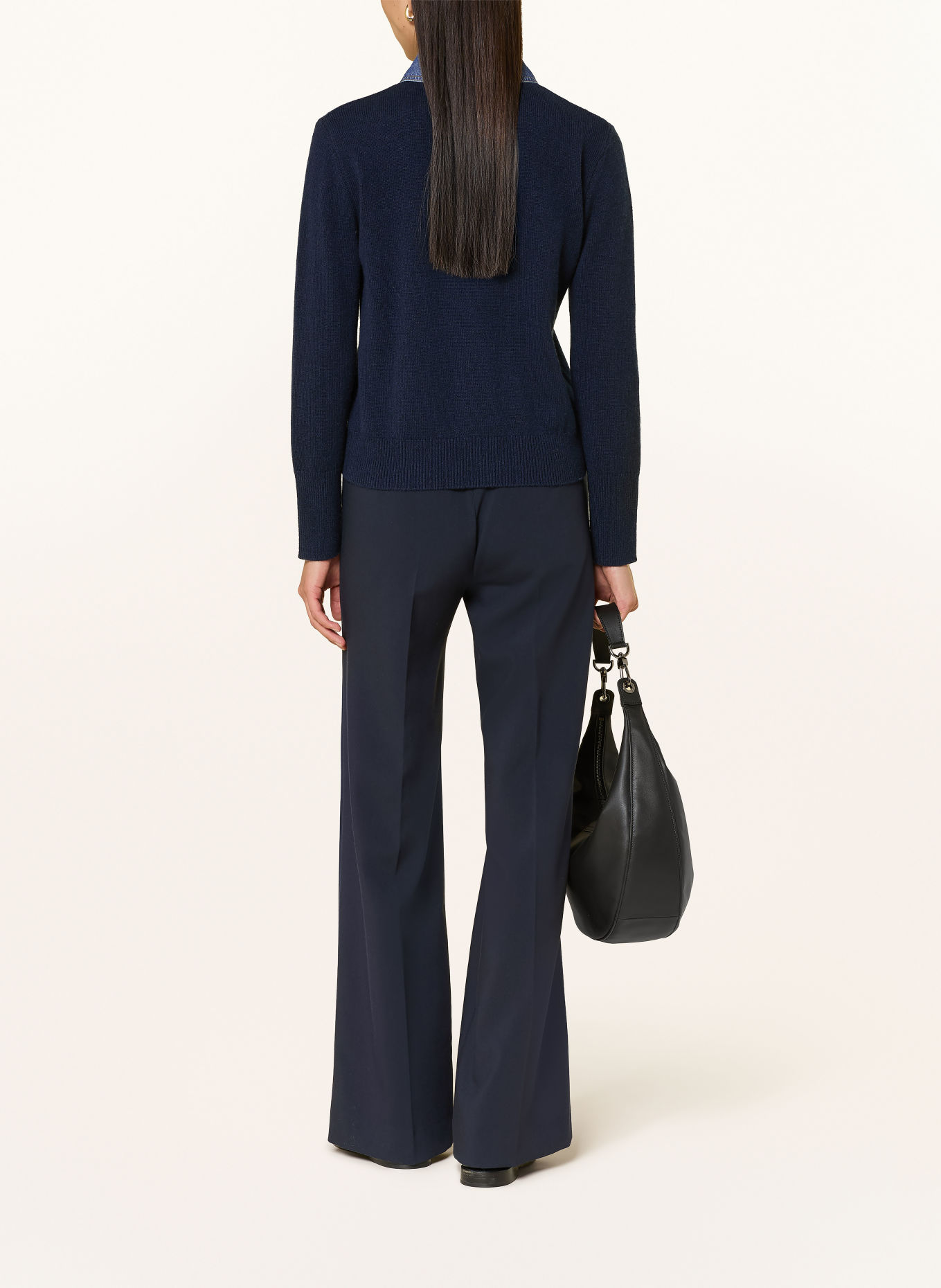 CINQUE CIDEMO Knit Polo Shirt: DARK BLUE