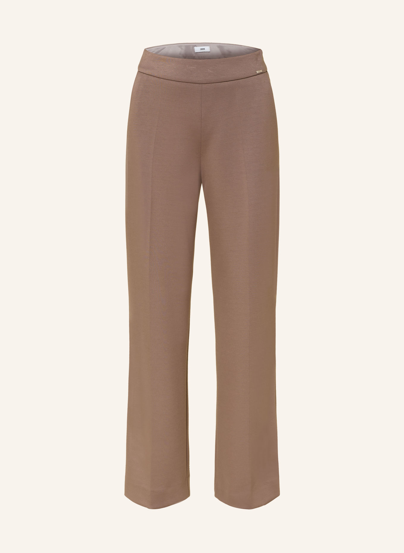 CINQUE Marlene-broek CISILASSO van jersey: TAUPE