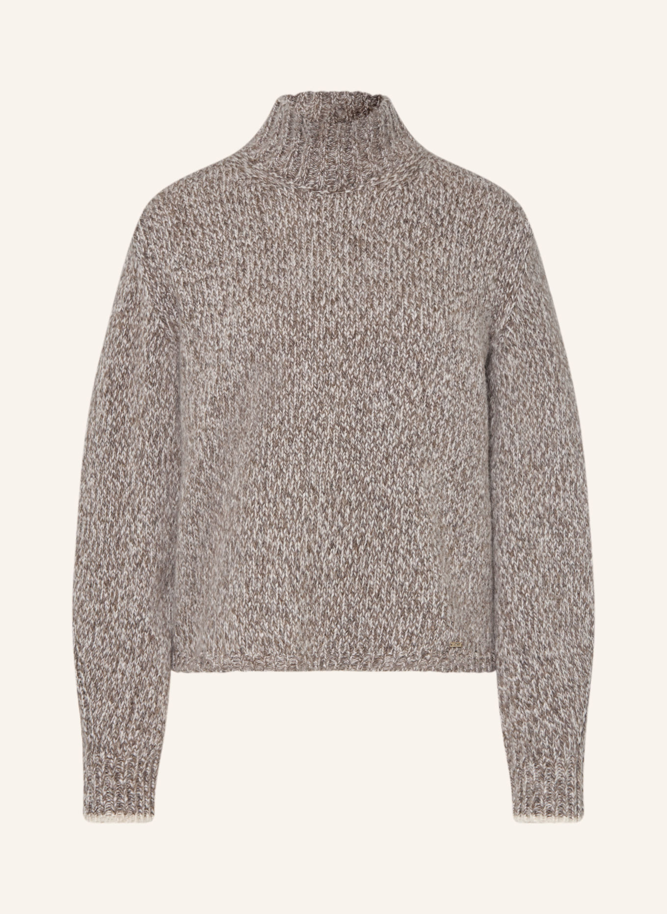 CINQUE CIMOULINO Sweater: TAUPE / ECRU