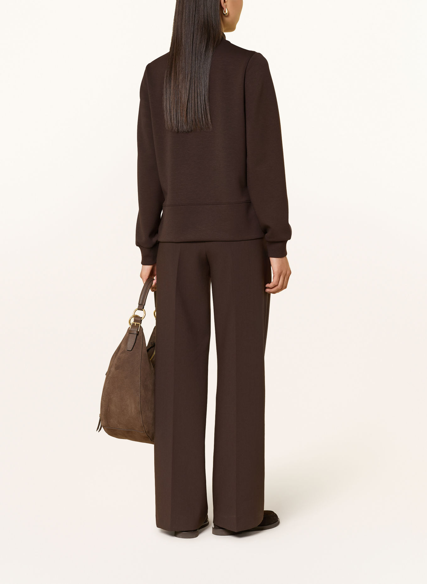 CINQUE Sweat à capuche CIINERA: MARRON FONCÉ