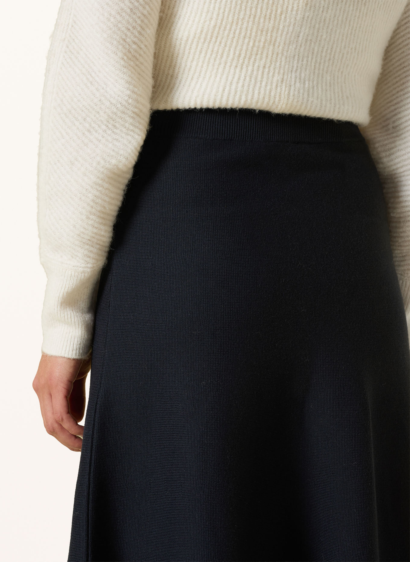 CINQUE CIBLOSSO Knit Skirt: DARK BLUE