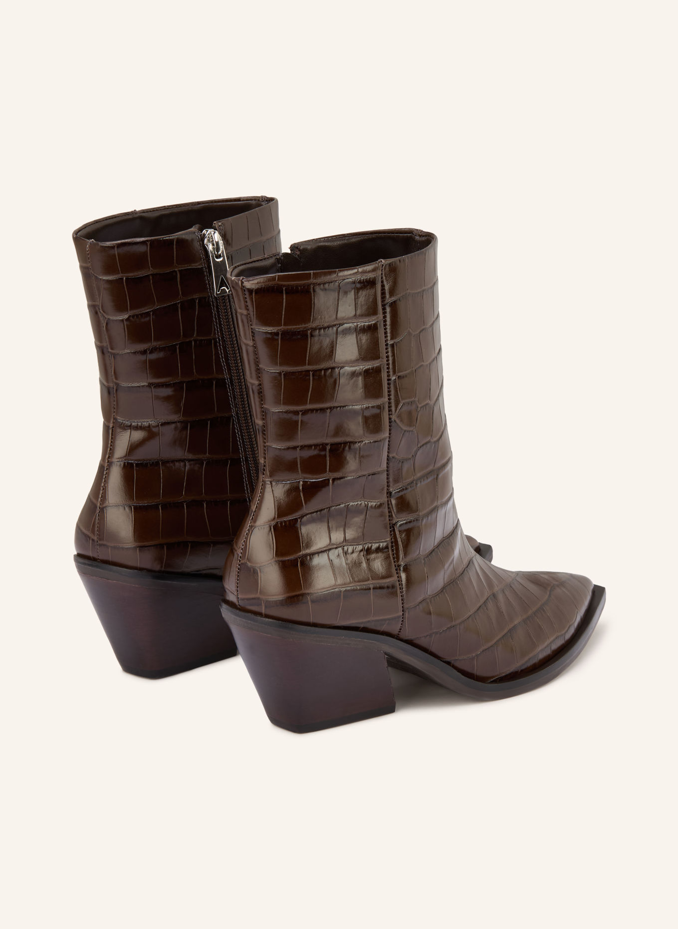 CARRANO Cowboylaarzen: MARRON FONCÉ