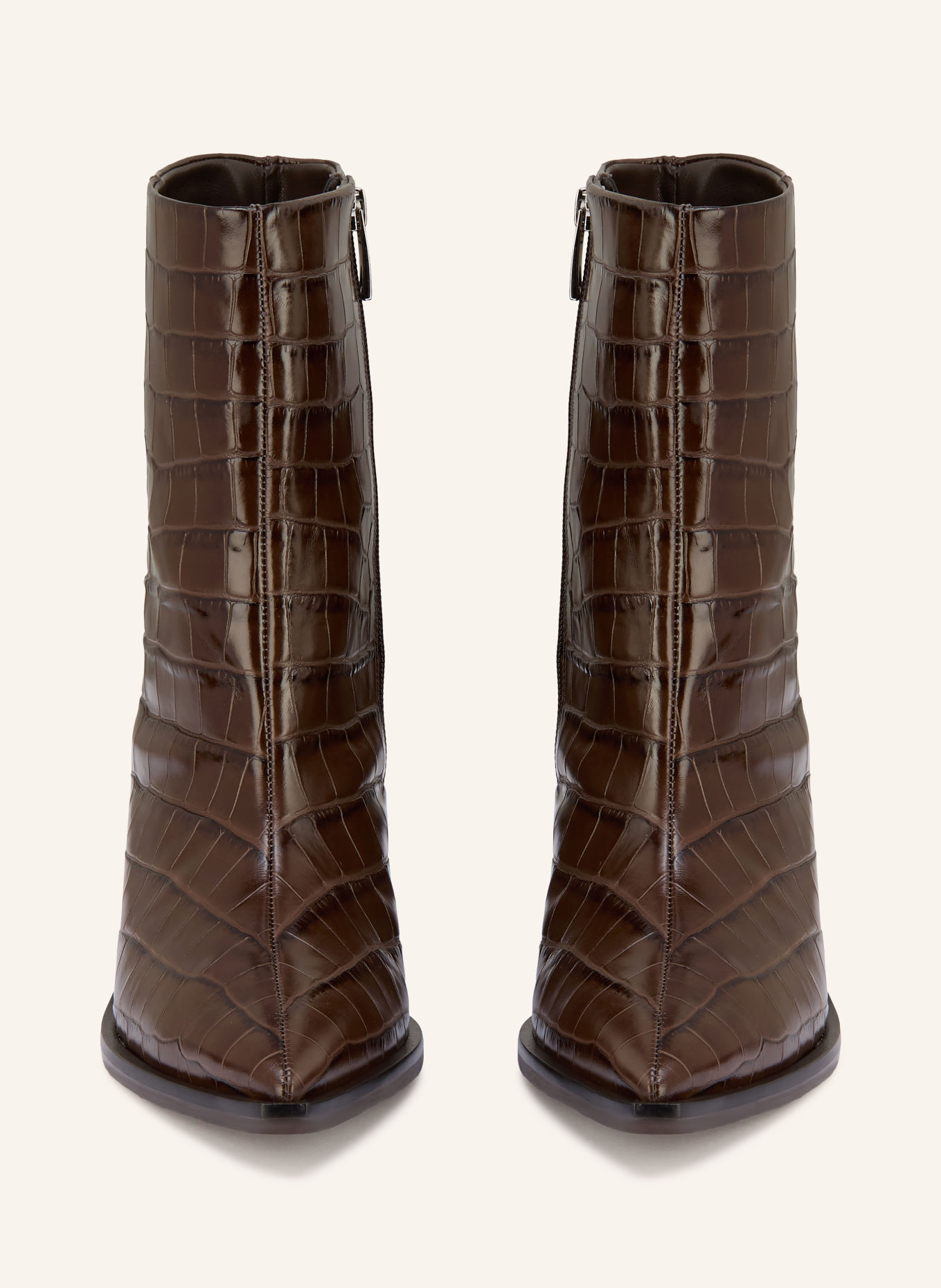 CARRANO Cowboylaarzen: MARRON FONCÉ