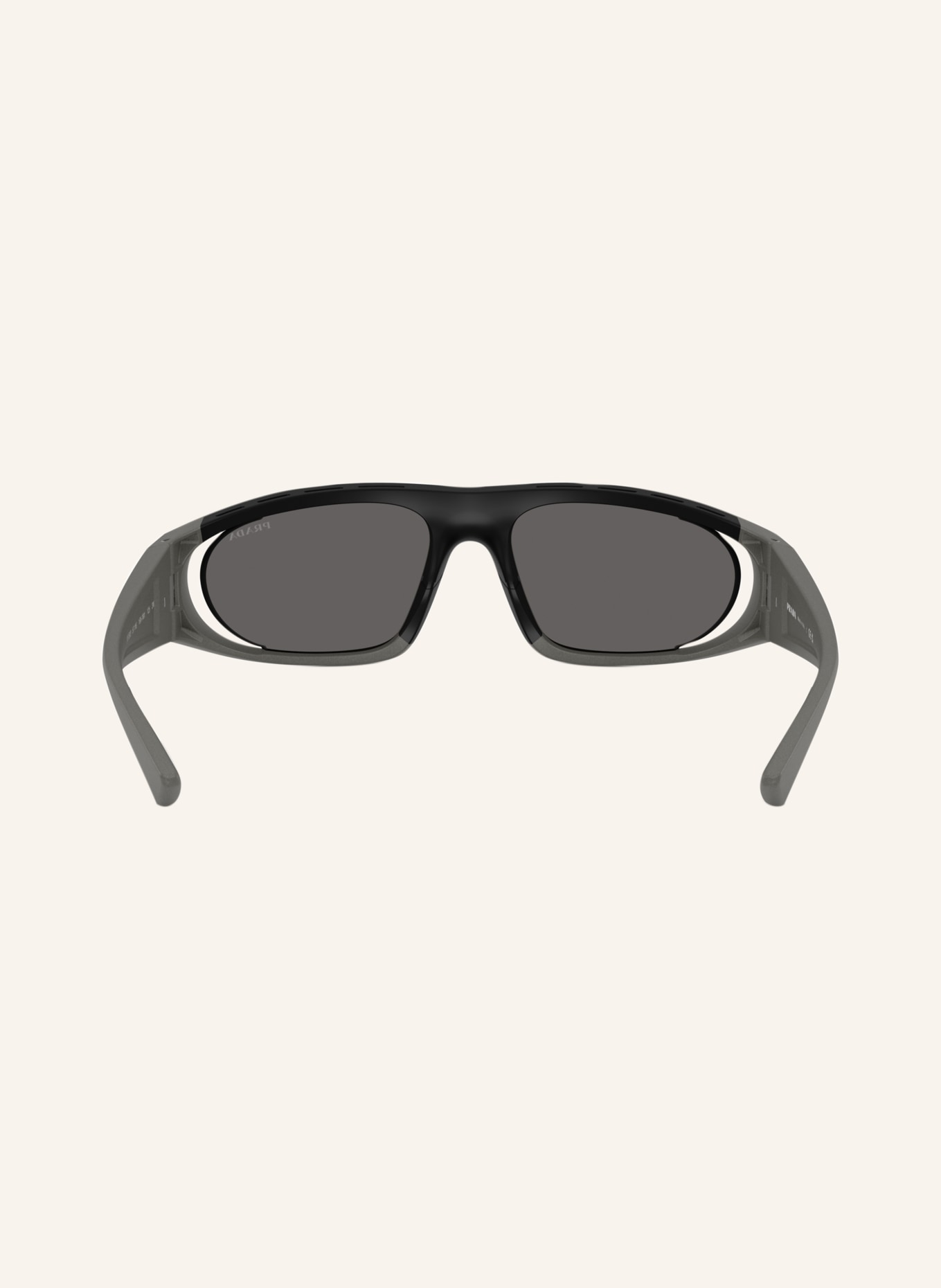 PRADA LINEA ROSSA Sonnenbrille PS B03S: GRAU/ GRAU VERSPIEGELT