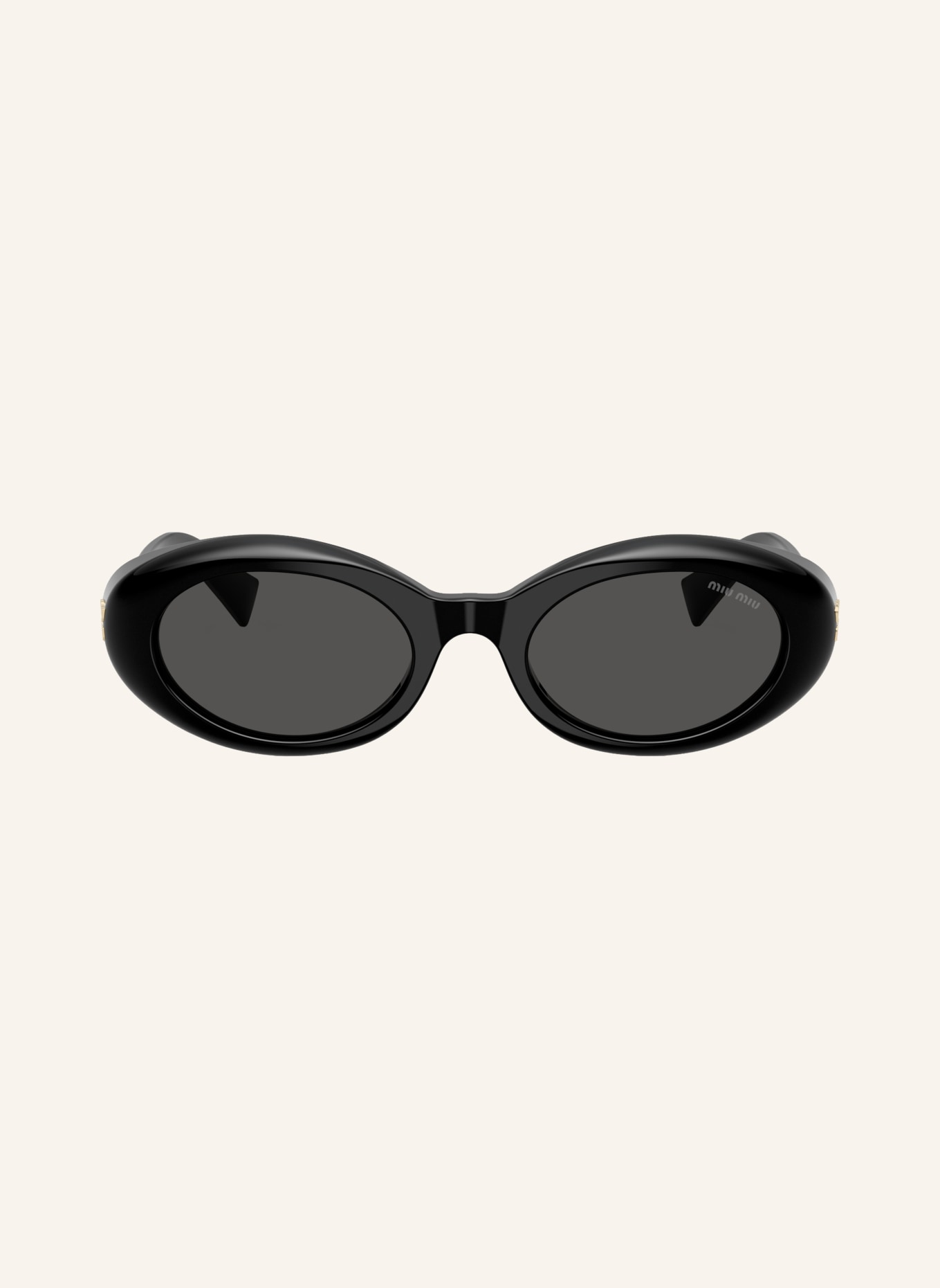 MIU MIU Sunglasses MU B09S: BLACK/DARK GRAY