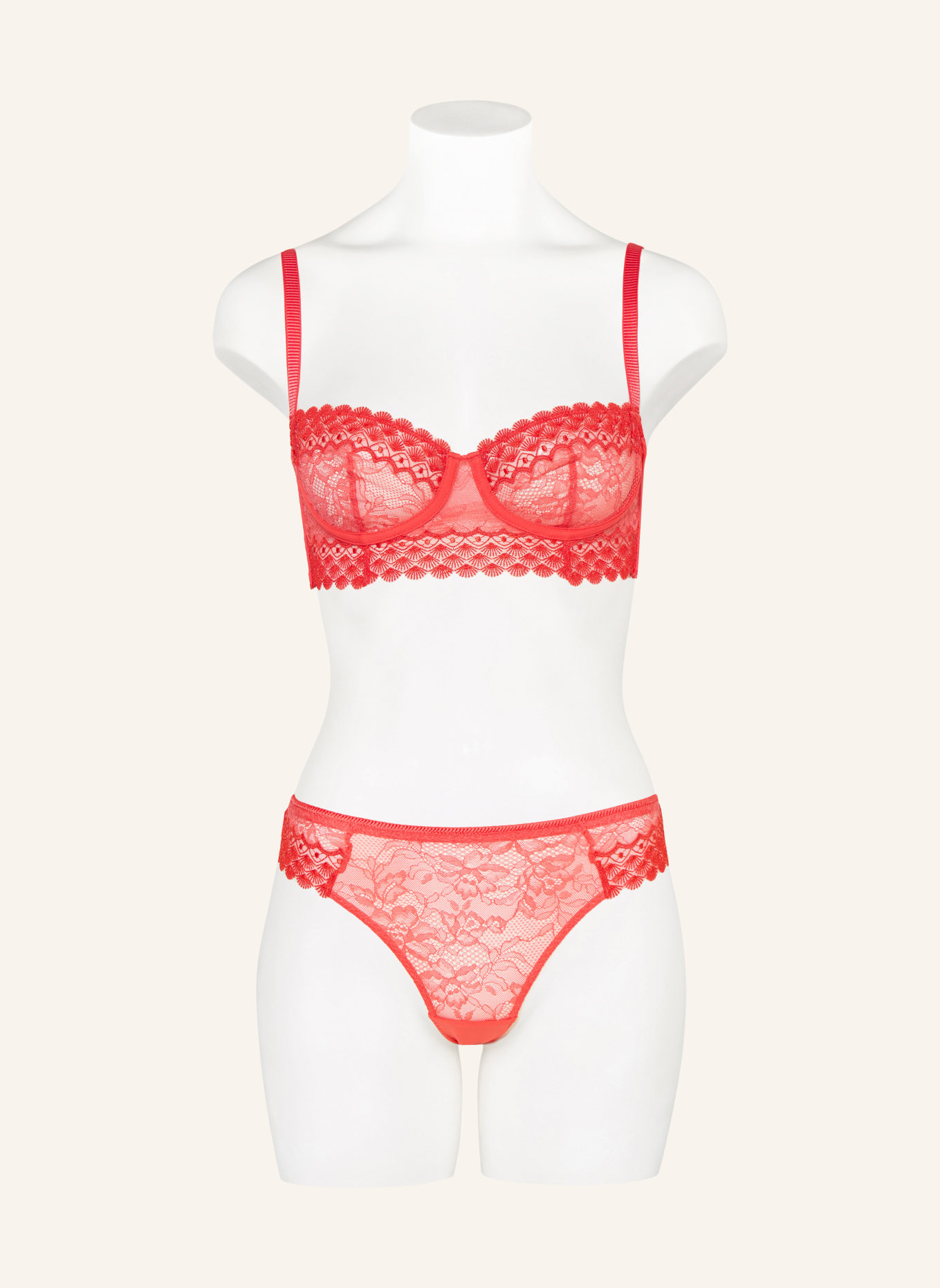 SIMONE PÉRÈLE Majtki RADIEUSE: CZERWONY