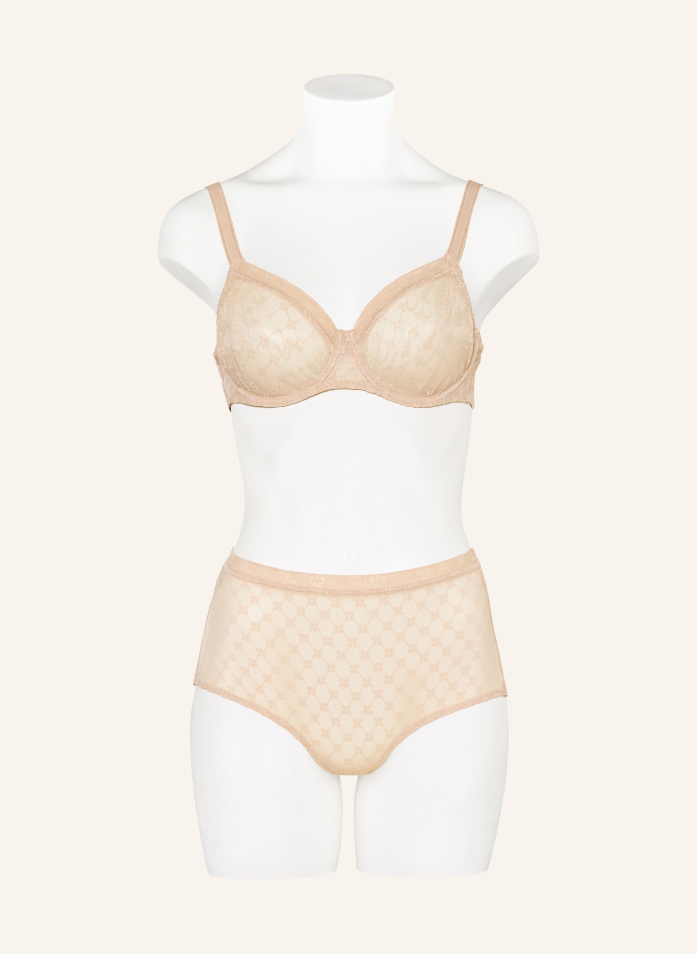 SIMONE PÉRÈLE Biustonosz z fiszbinami PLUME: BEŻOWY