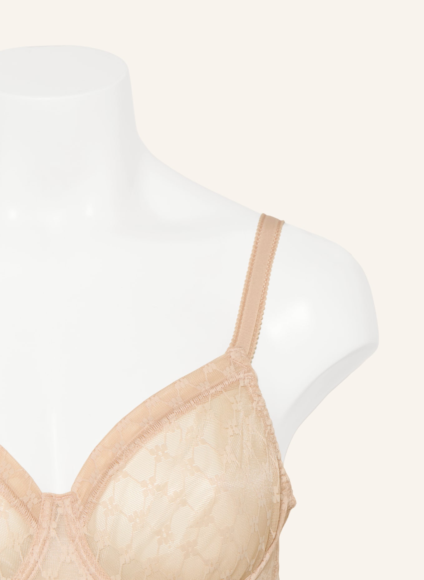 SIMONE PÉRÈLE Biustonosz z fiszbinami PLUME: BEŻOWY