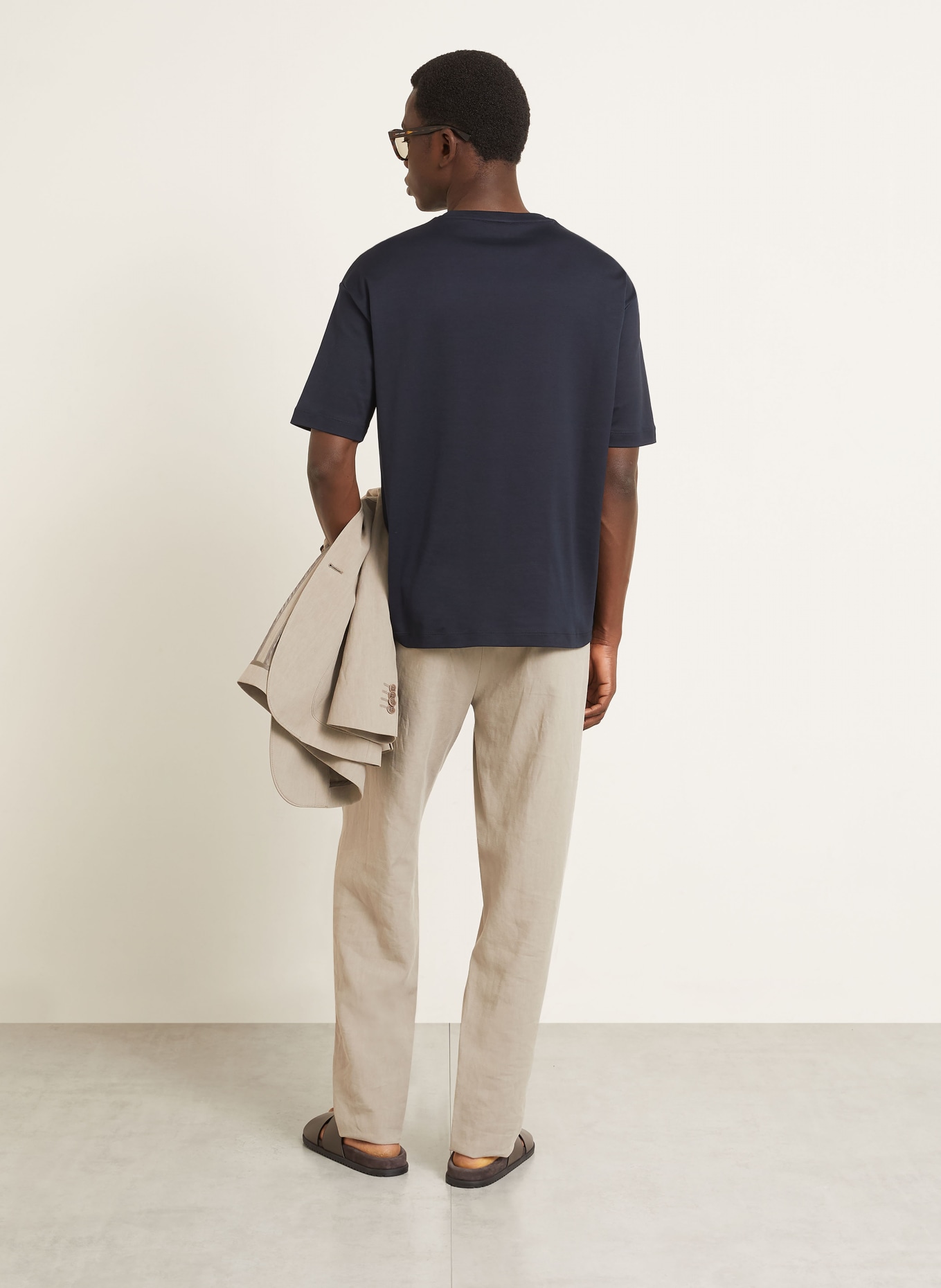 GIORGIO ARMANI T-shirt: BLEU FONCÉ