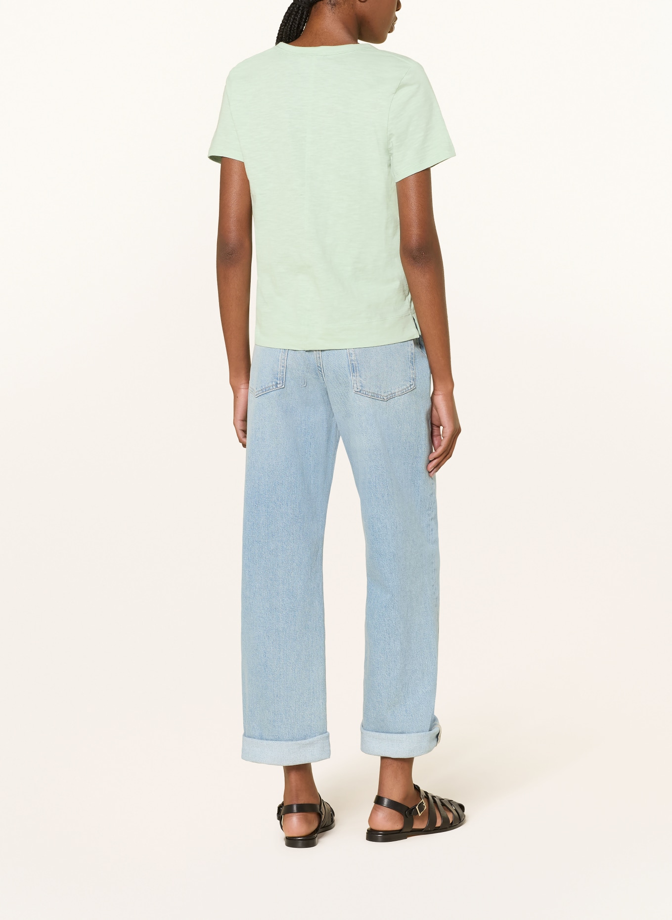 HOBBS T-shirt ARIANNA: LICHTGROEN