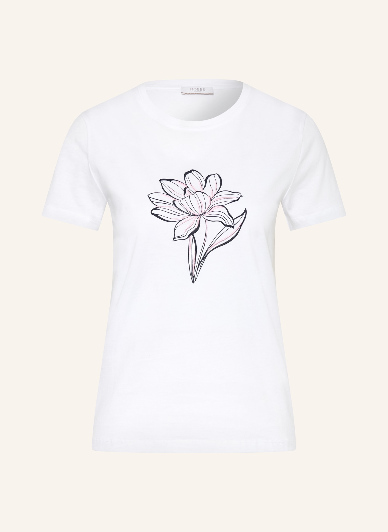 HOBBS T-Shirt PIXIE: WEISS / ROSA / SCHWARZ
