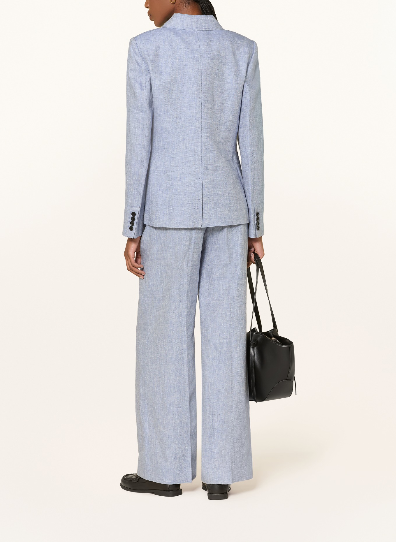 HOBBS Leinenblazer ESTELLA: HELLBLAU