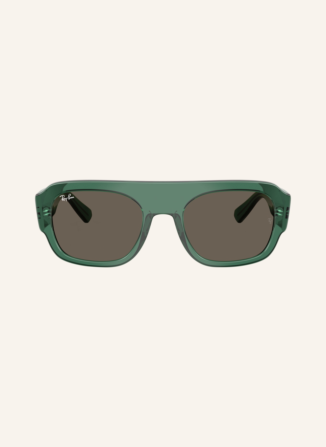 Ray-Ban Sonnenbrille RB2218: GRÜN/ BRAUN