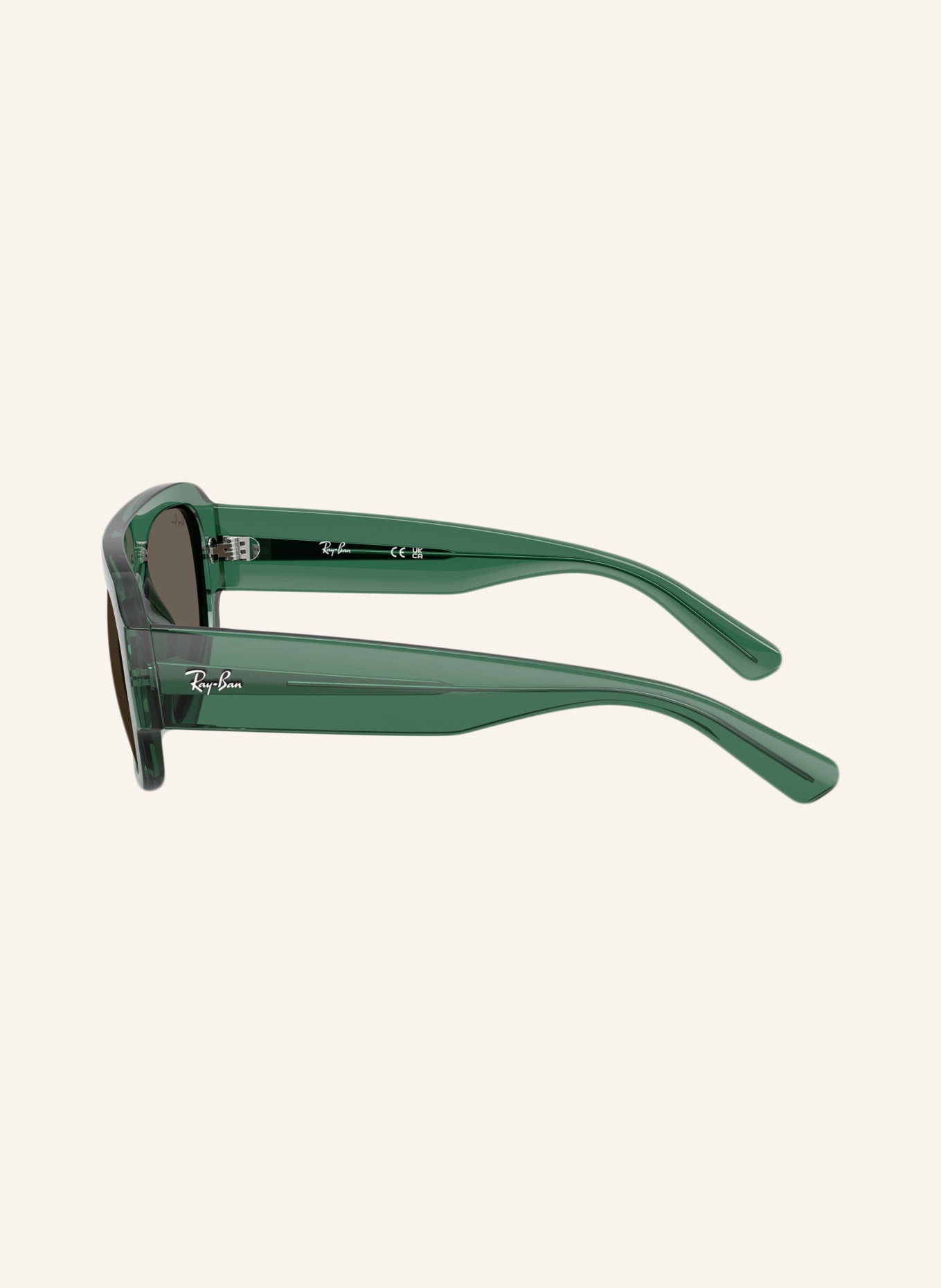 Ray-Ban Sonnenbrille RB2218: GRÜN/ BRAUN