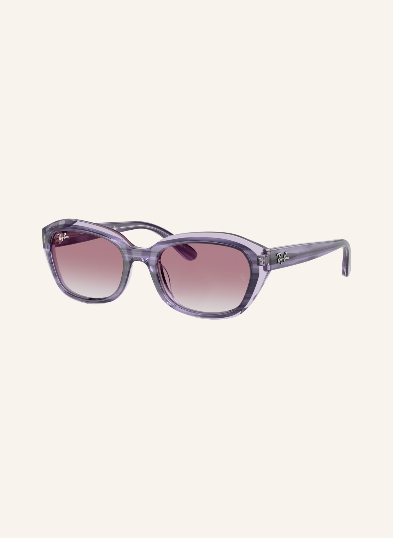 Ray-Ban Sonnenbrille RB9081S: LILA/ GRAU VERLAUF