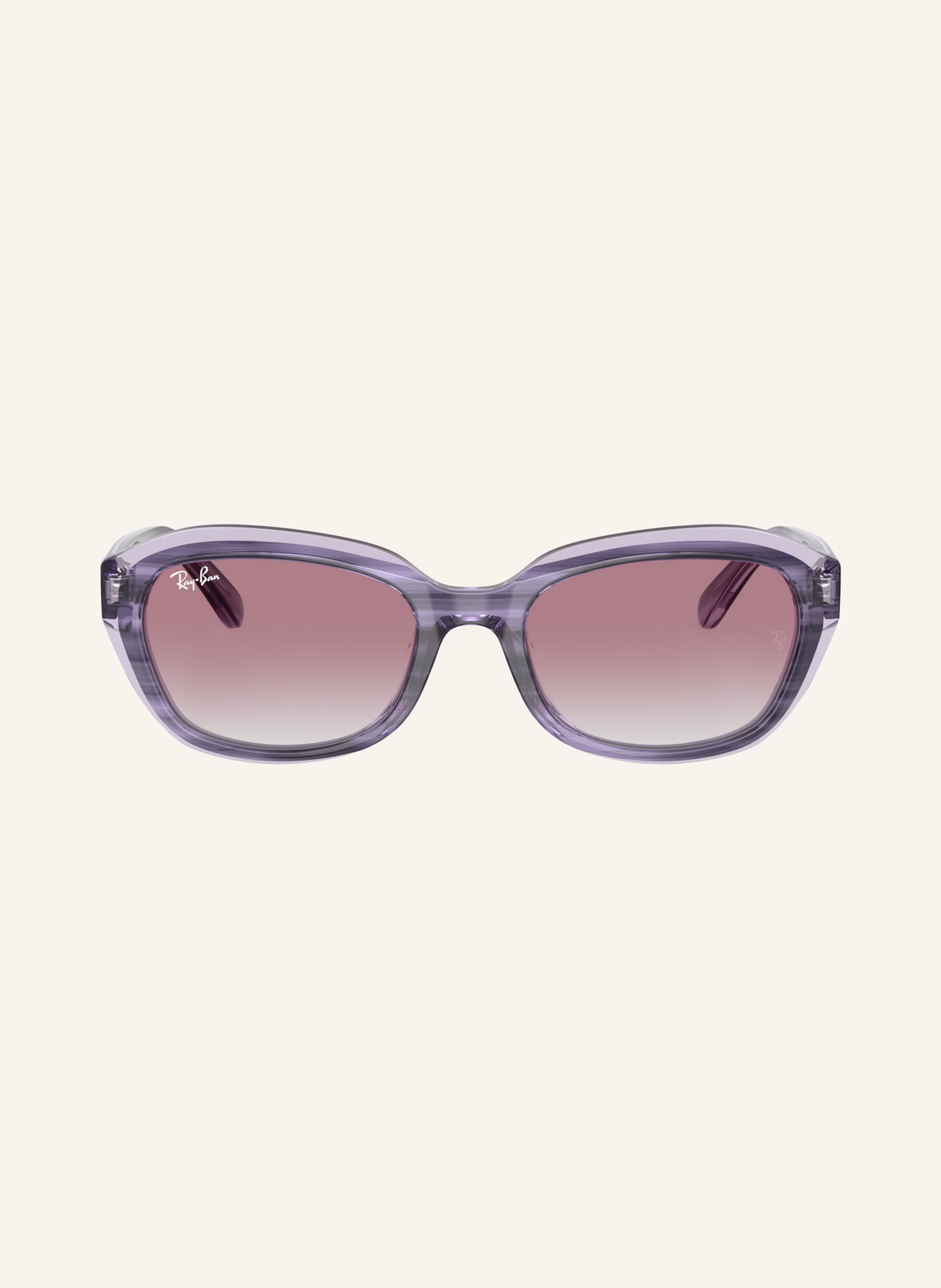 Ray-Ban Sonnenbrille RB9081S: LILA/ GRAU VERLAUF