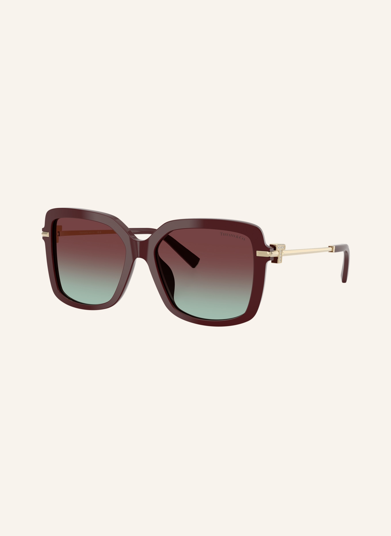 TIFFANY & Co. Sonnenbrille TF4252B: DUNKELROT/ DUNKLEROT VERLAUF