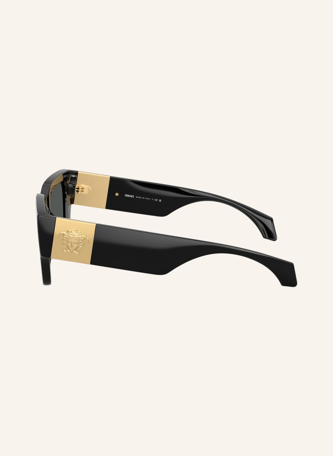 VERSACE Sonnenbrille VE4497U: SCHWARZ/ DUNKELGRAU