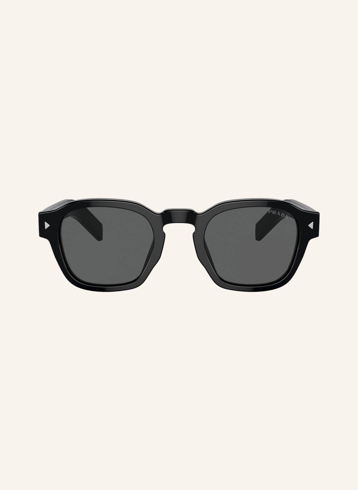 PRADA Sunglasses PR A16SF: BLACK/ DARK GREY