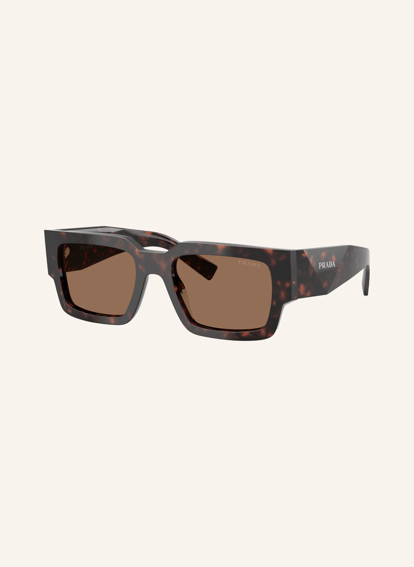 PRADA Lunettes de soleil PR B17SF: HAVANA/ MARRON