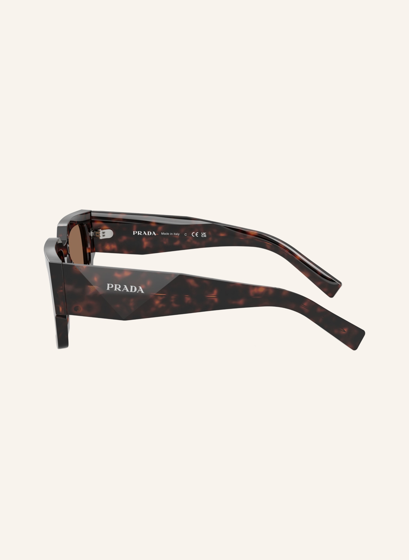 PRADA Lunettes de soleil PR B17SF: HAVANA/ MARRON