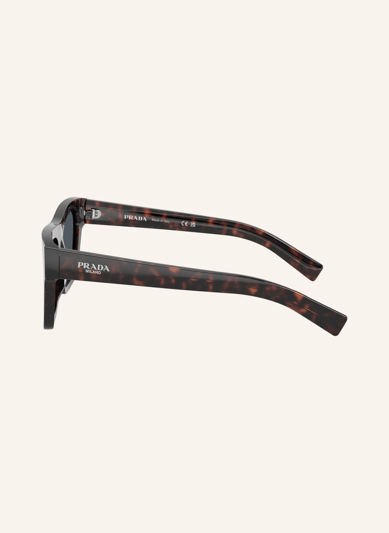 PRADA Okulary przeciwsłoneczne PR C03SF: HAVANA/ CIEMNOSZARY