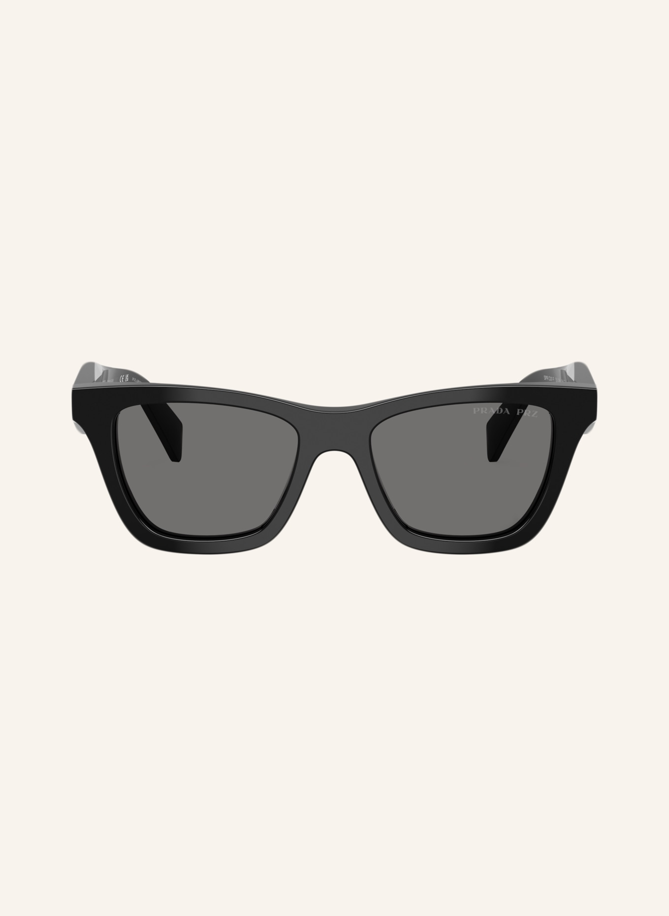 PRADA Lunettes de soleil PR C07SF: NOIR/ GRIS FONCÉ POLARISÉ