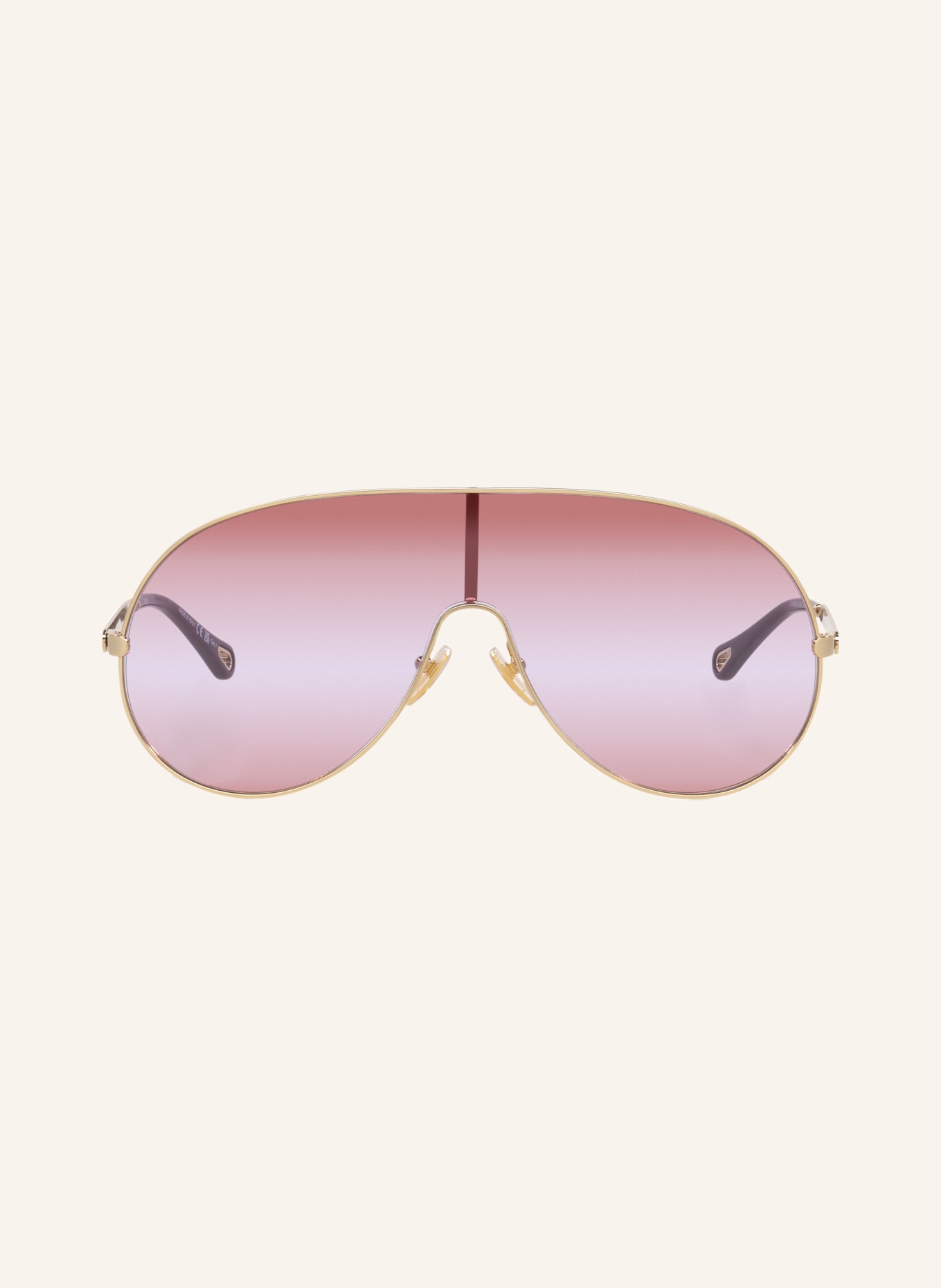 Chloé Sonnenbrille 6N000557: GOLD/ ROT VERLAUF