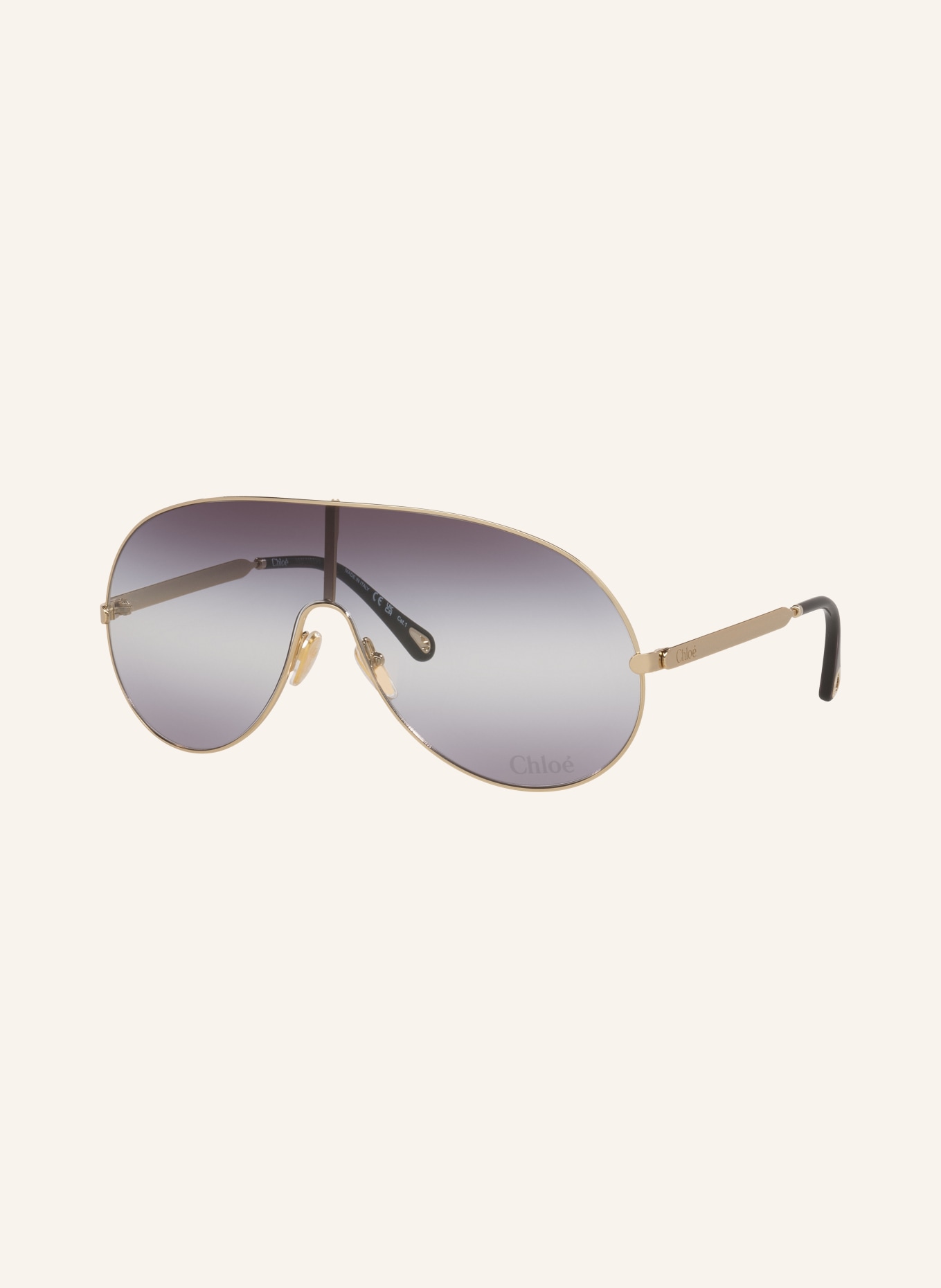 Chloé Sonnenbrille 6N000557: GOLD/ GRAU VERLAUF