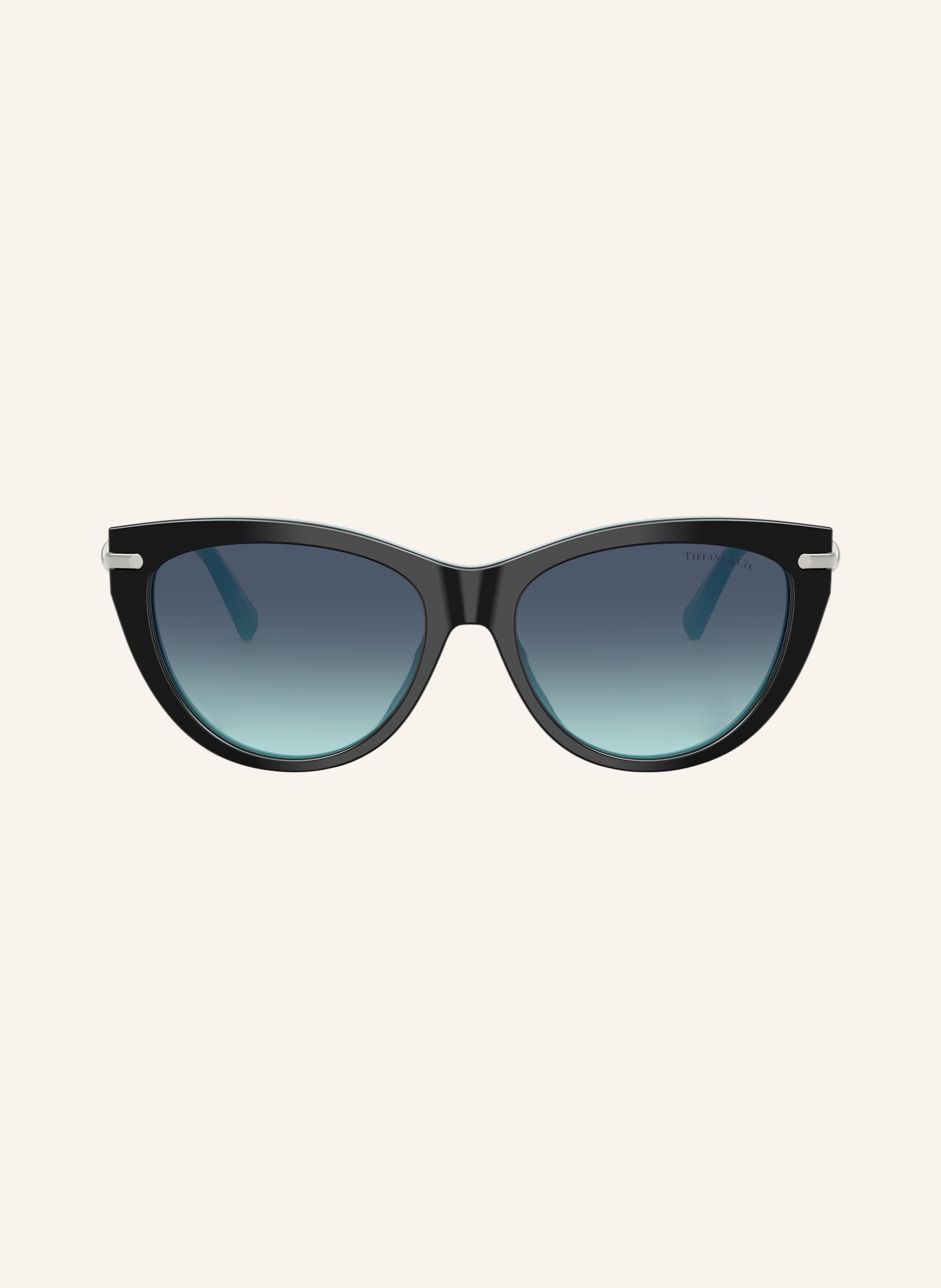 TIFFANY & Co. Sonnenbrille TF4253F: SCHWARZ/ BLAU VERLAUF