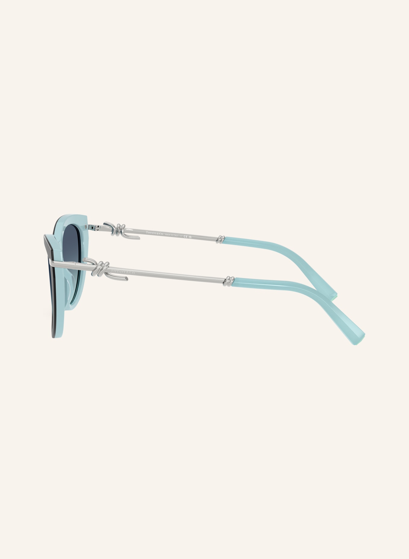 TIFFANY & Co. Sonnenbrille TF4253F: SCHWARZ/ BLAU VERLAUF