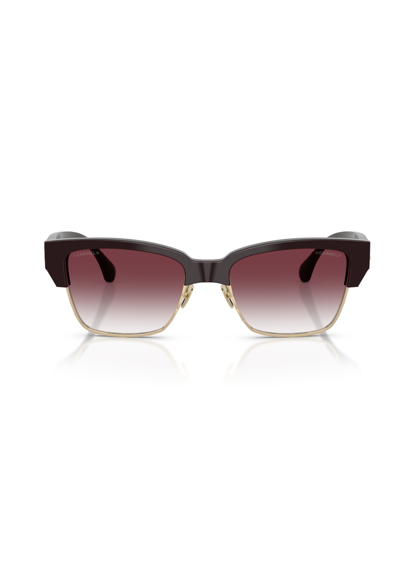 CHANEL Lunettes de soleil CH5558: VIOLET FONCÉ/VIOLET DÉGRADÉ