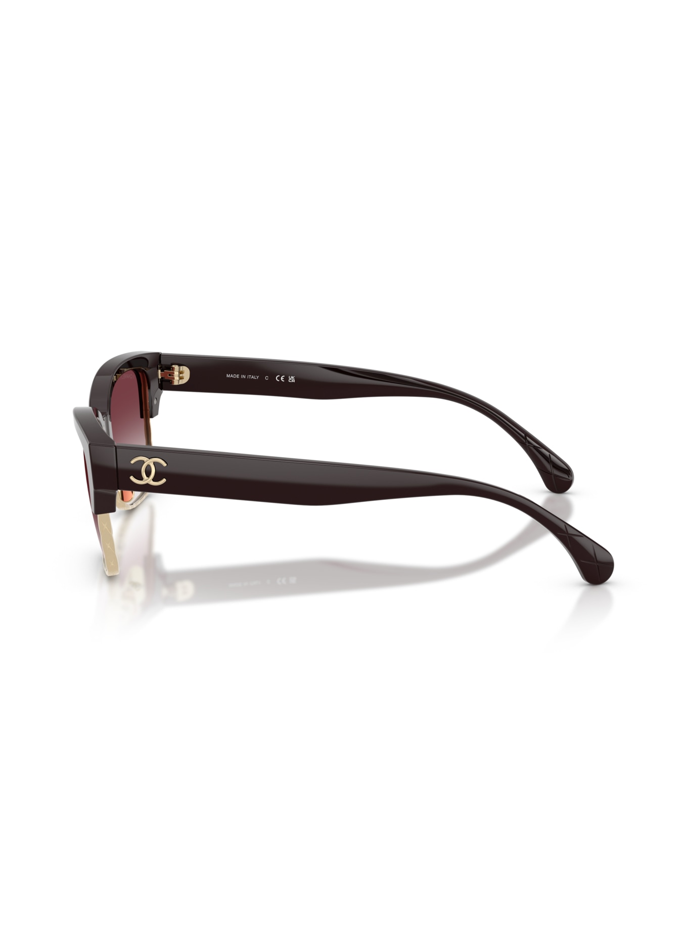 CHANEL Lunettes de soleil CH5558: VIOLET FONCÉ/VIOLET DÉGRADÉ