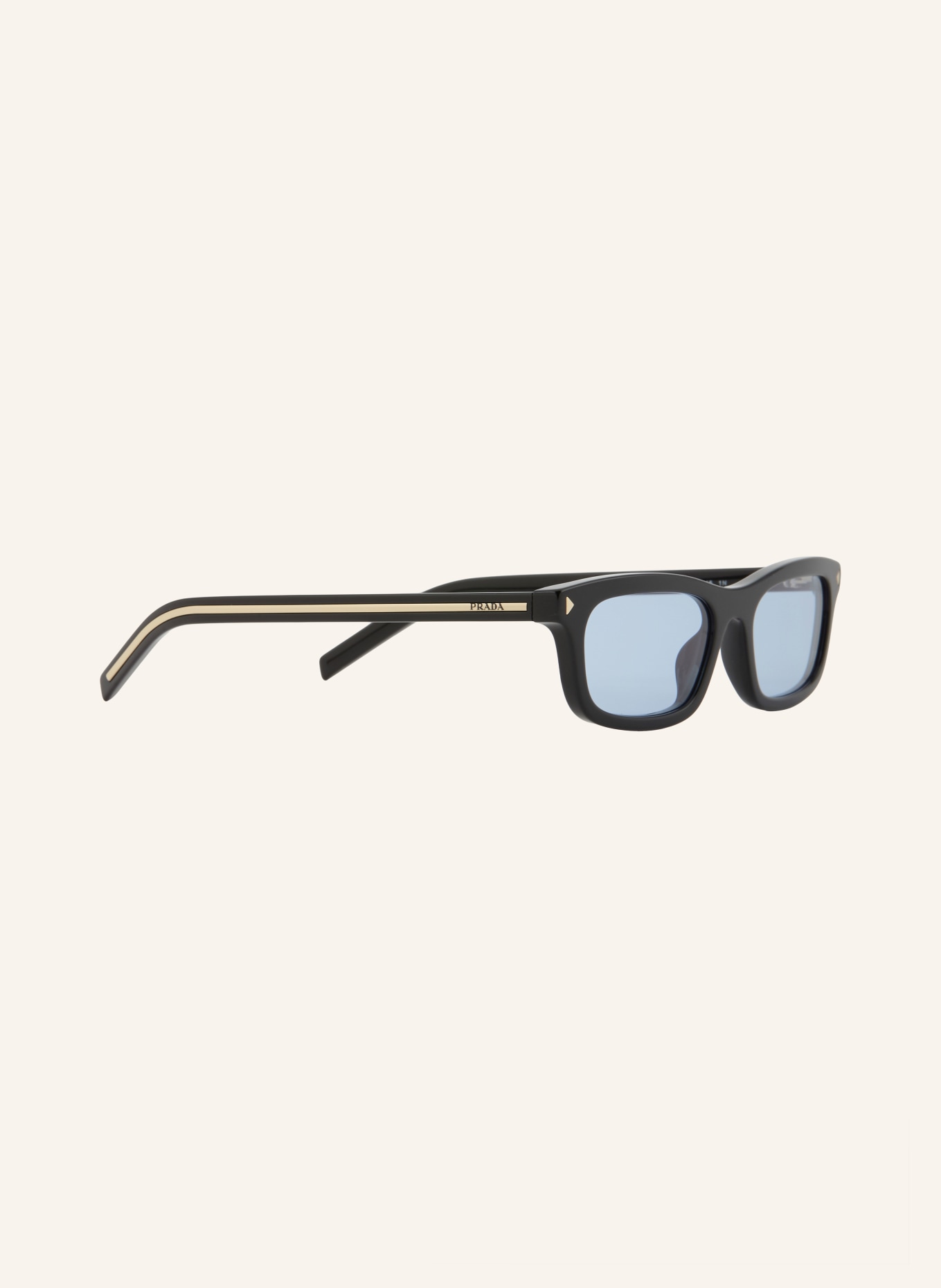 PRADA Sonnenbrille PR D05S: SCHWARZ/ HELLBLAU