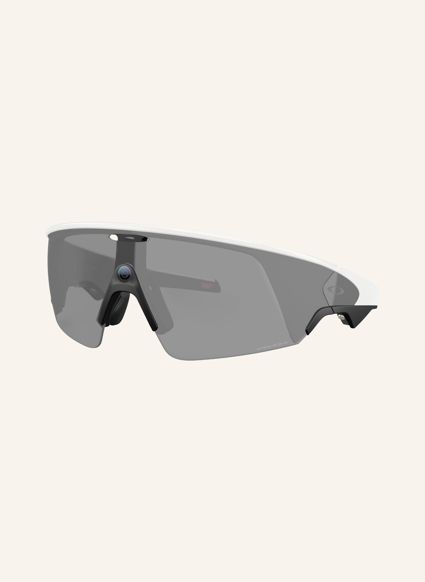 OAKLEY Smart Glasses VANGUARD: 800105 WHITE/ PRIZM BLACK VERSPIEGELT