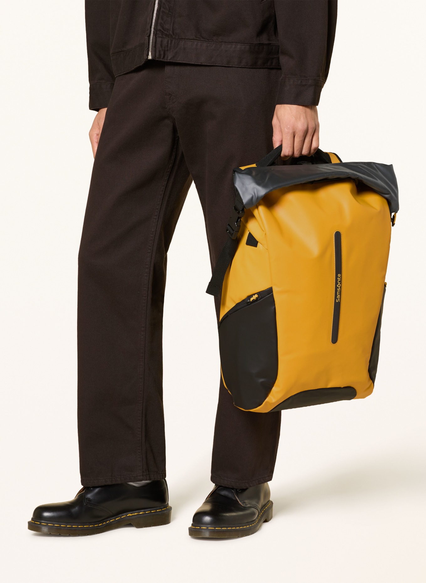 Samsonite Rucksack ECODIVER LARGE: NEONORANGE / SCHWARZ