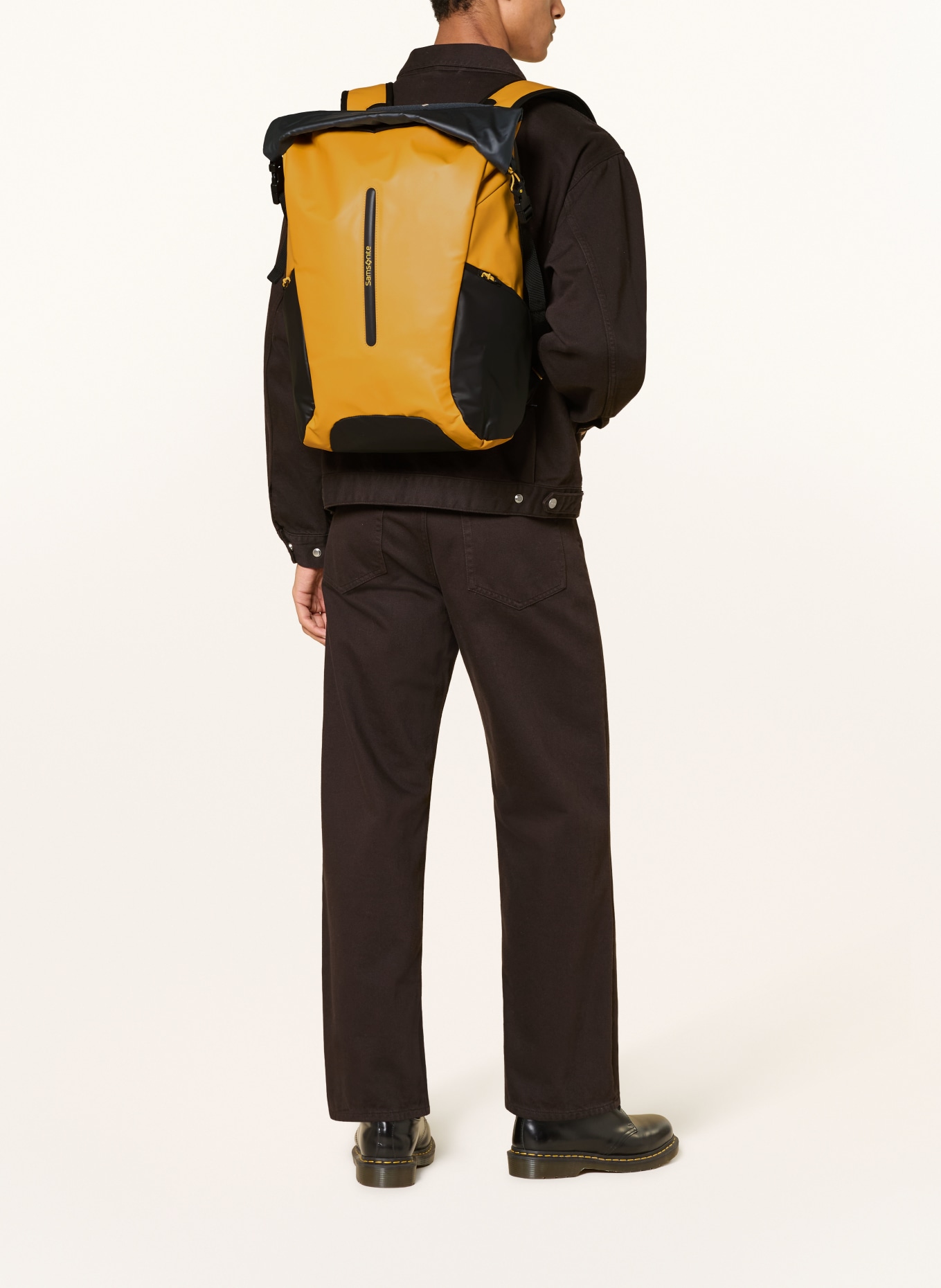 Samsonite Rucksack ECODIVER LARGE: NEONORANGE / SCHWARZ