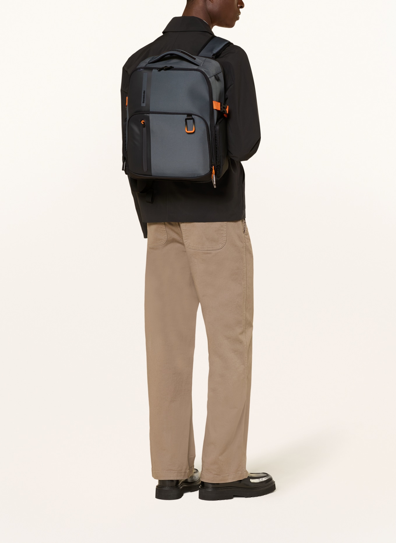 Samsonite Rucksack BIZ2GO 25 l mit Laptop-Fach: DUNKELGRAU / ORANGE / SCHWARZ