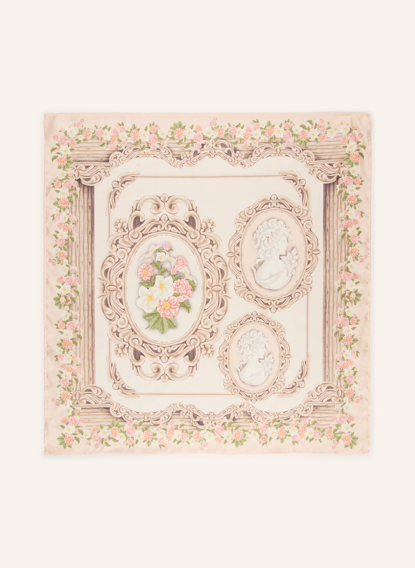 Agua by Agua Bendita Seidentuch CEIBA PARAISO: HELLROSA / ROSA / GRÜN