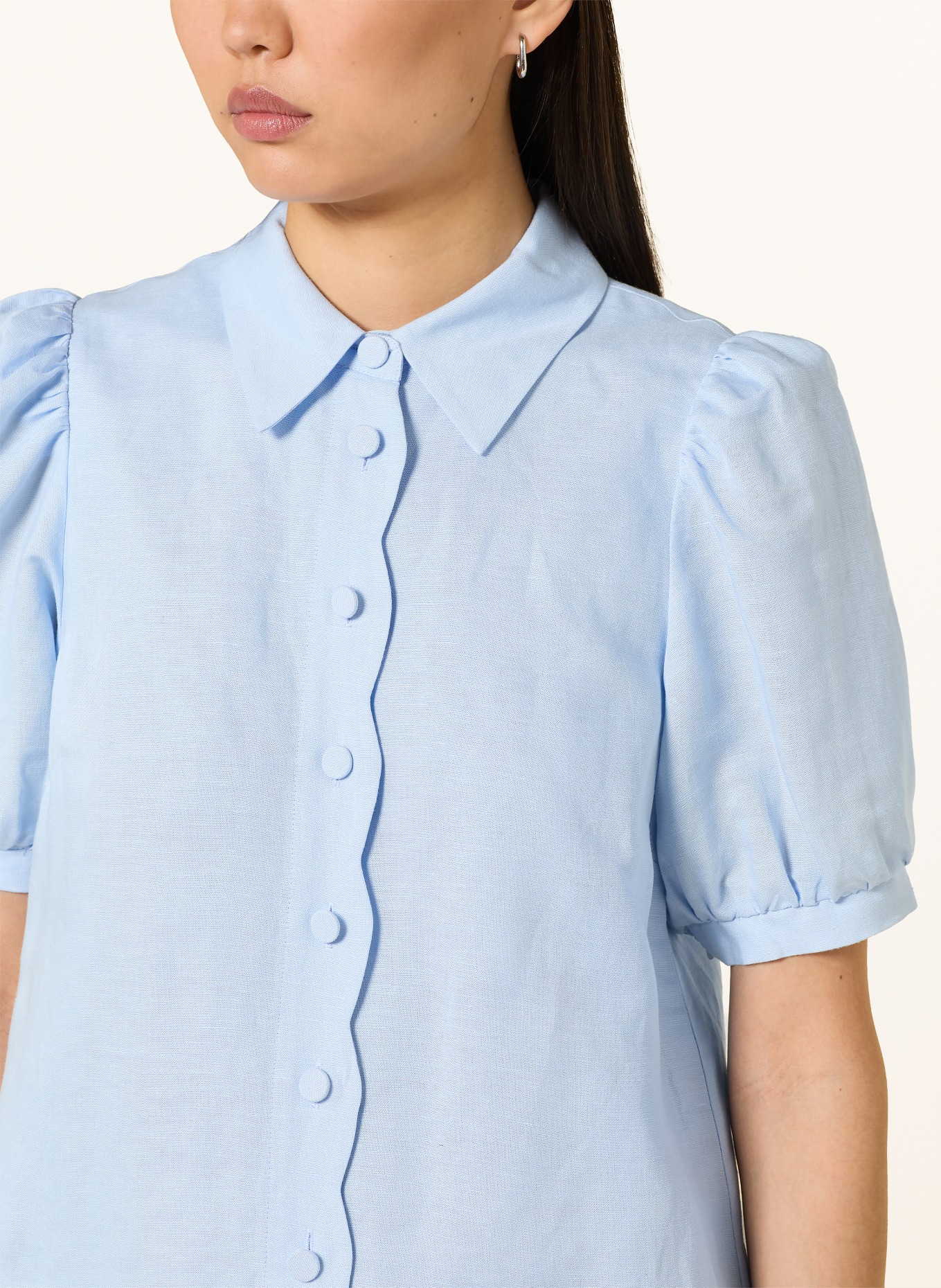 Phase Eight Hemdblusenkleid CANDICE mi Leinen: HELLBLAU