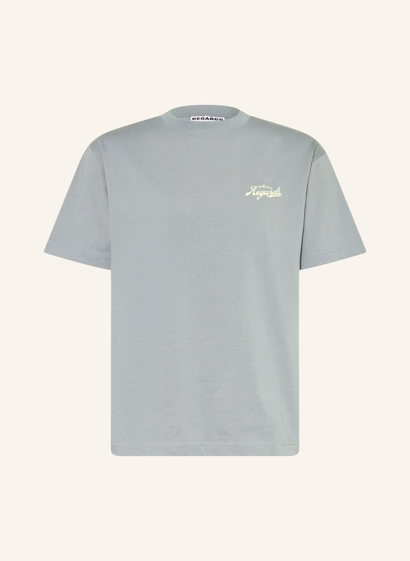 REGARDS T-Shirt: HELLBLAU / CREME