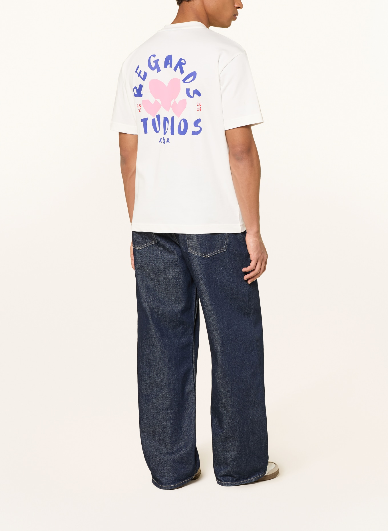 REGARDS T-Shirt: WEISS / ROSA / BLAU