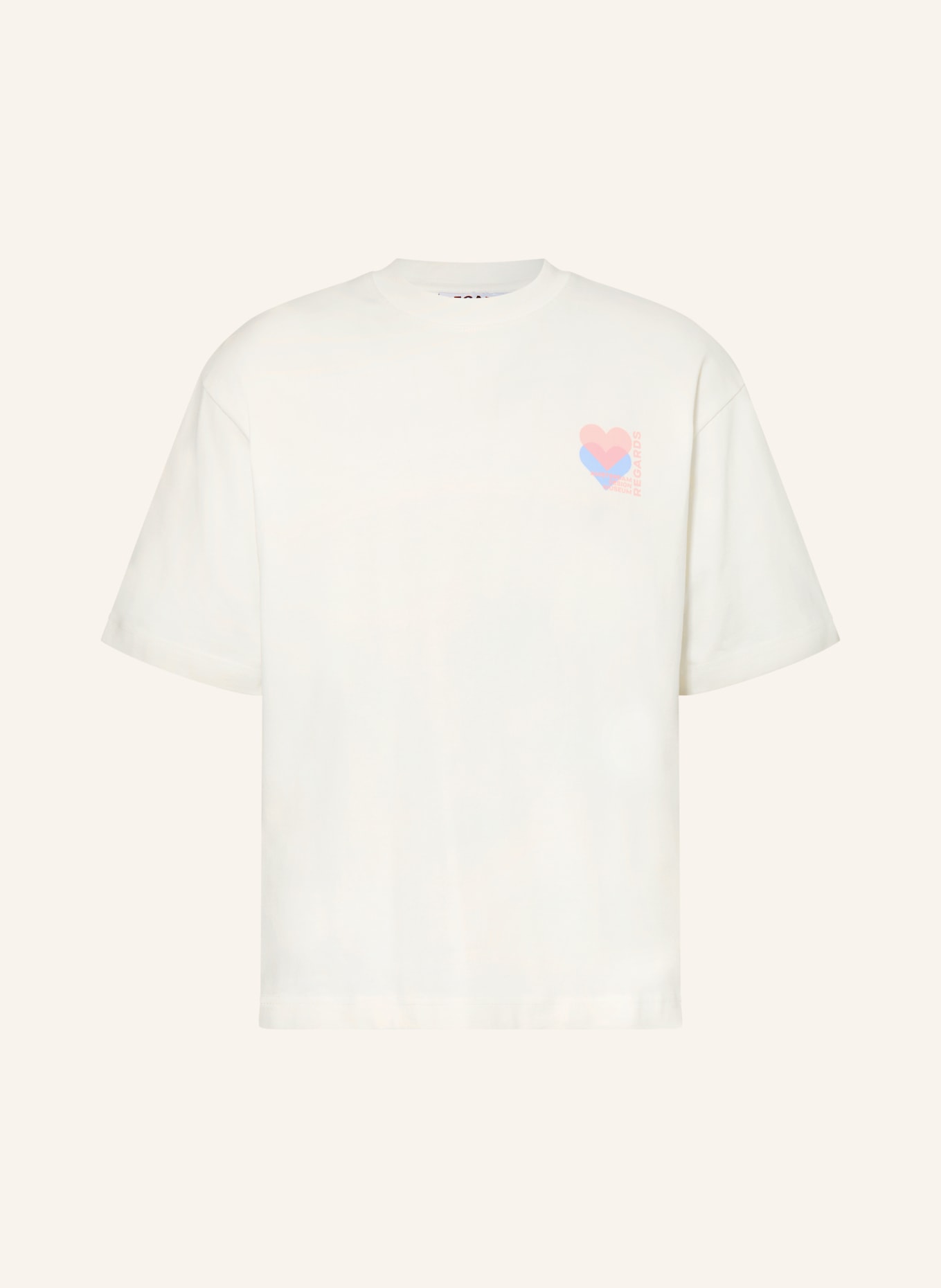 REGARDS T-Shirt: WEISS / ROSA / HELLGELB