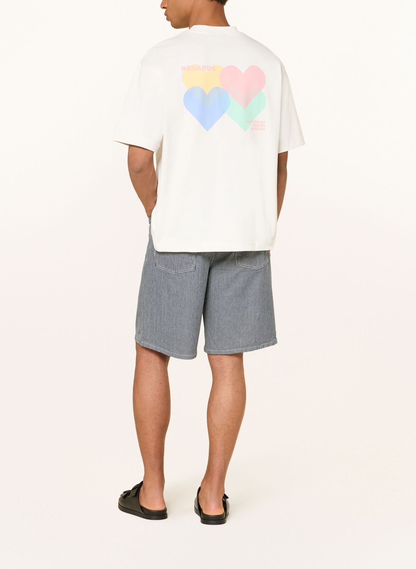 REGARDS T-Shirt: WEISS / ROSA / HELLGELB