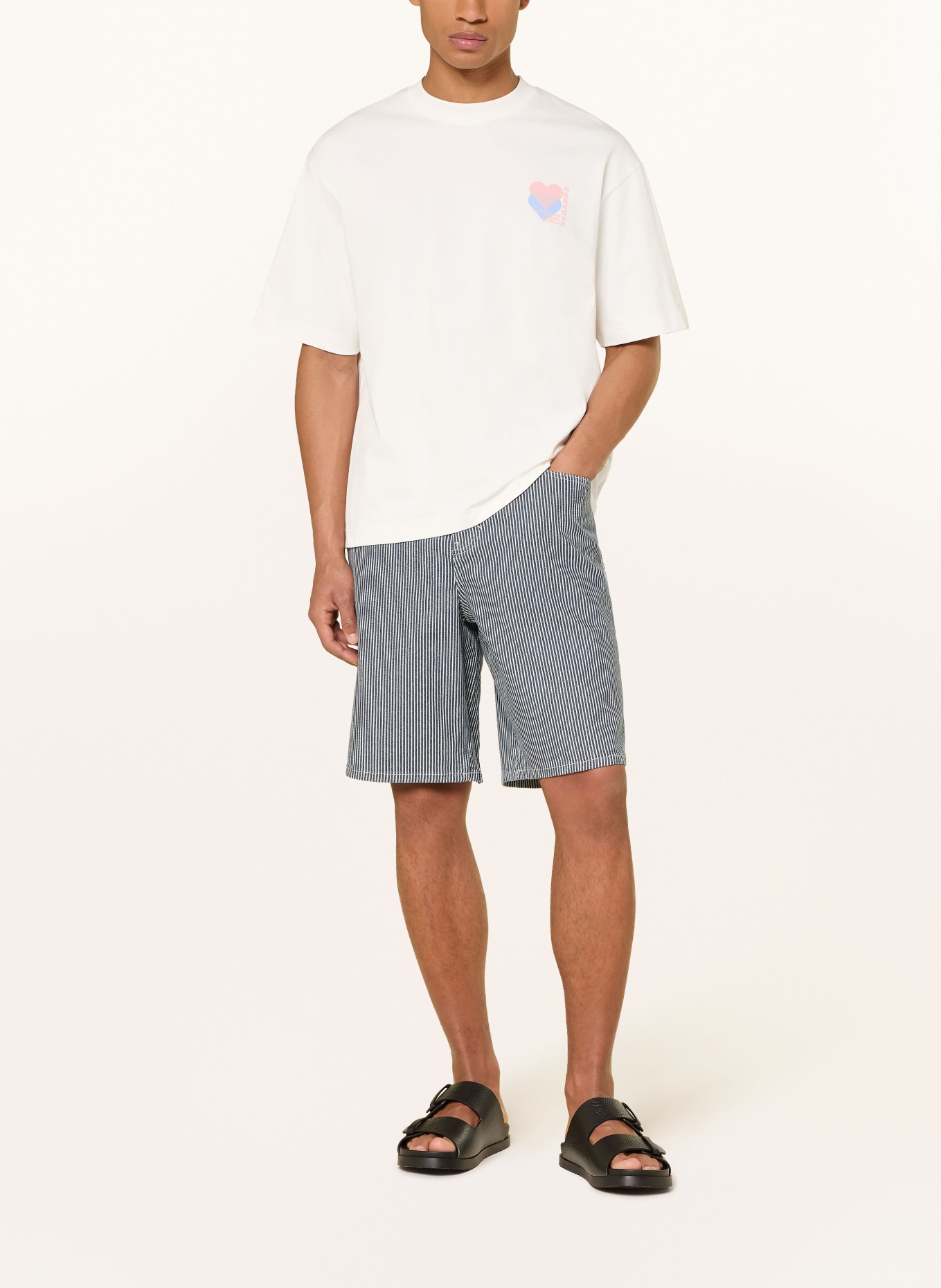 REGARDS T-Shirt: WEISS / ROSA / HELLGELB