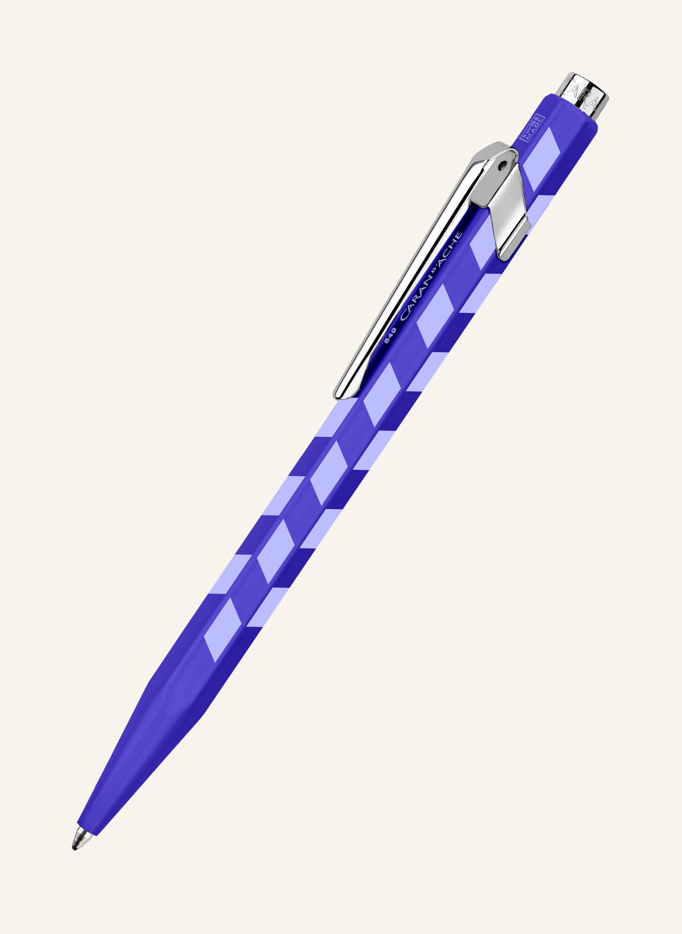 CARAN d'ACHE Kugelschreiber 849™: BLAU / SILBER / HELLBLAU