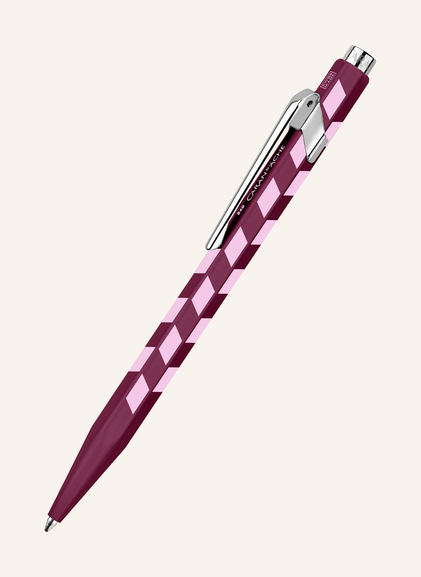 CARAN d'ACHE Kugelschreiber 849™: DUNKELROT / ROSA